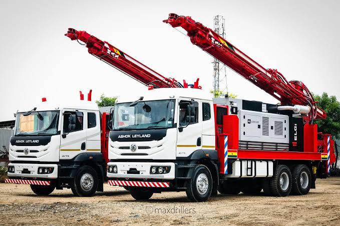 Heavy Duty Drilling Rig at Site